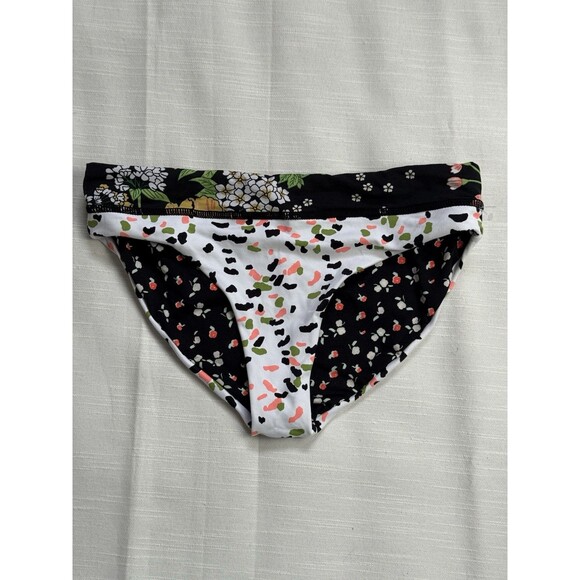 Maaji Floral & Specks Reversible Bikini Bottom Sz 12 New - Picture 1 of 5
